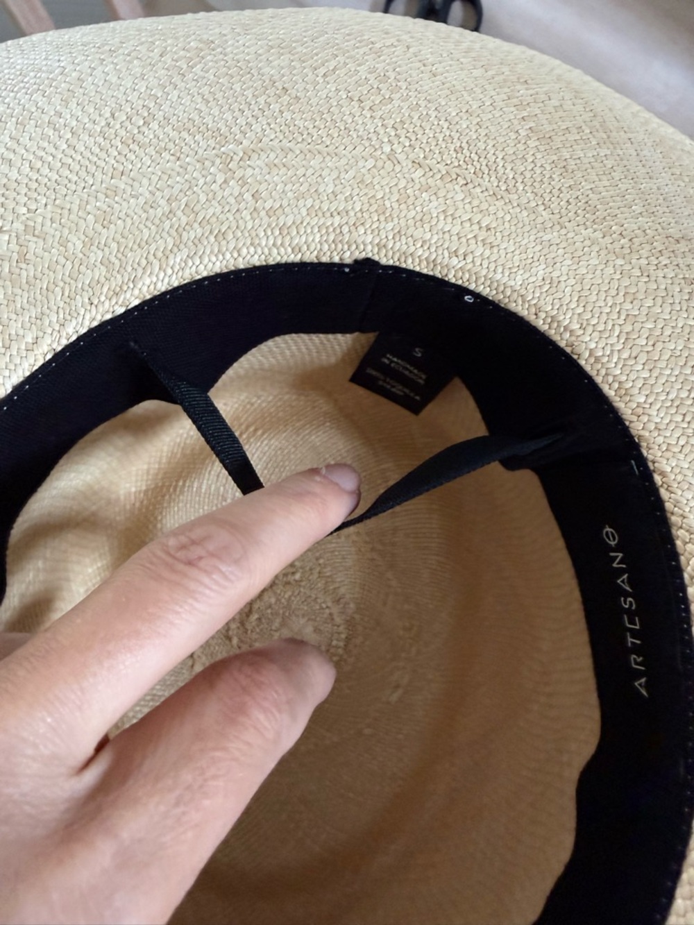 ARTESANO Tulipan Hat in Natural S NWOT - Picture 10 of 14